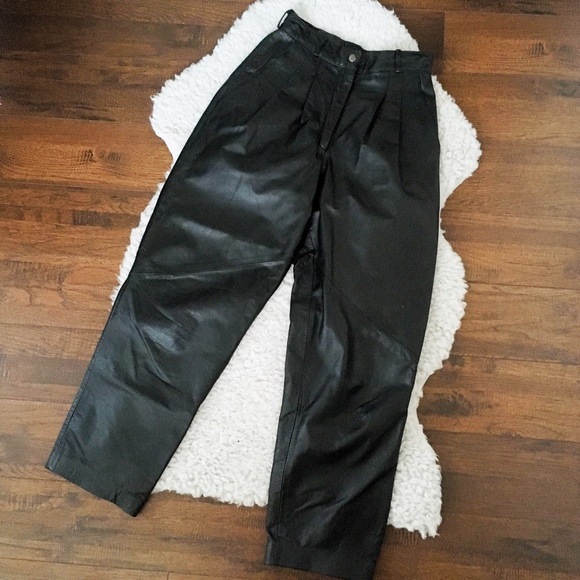 Byrnes&Baker Pants - Byrnes & Baker / Vintage Leather Pants
